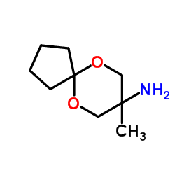 8-Methyl-6,10-dioxaspiro[4.5]decan-8-amine Structure