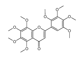 2',3',4',5,5',6,7,8,-octamethoxyflavone结构式