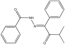 (E)-N'-(3-Methyl-2-oxo-1-phenylbutylidene)benzohydrazide Structure