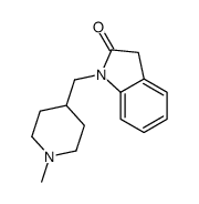 1-[(1-methylpiperidin-4-yl)methyl]-3H-indol-2-one Structure