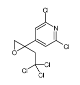 2,6-dichloro-4-[2-(2,2,2-trichloroethyl)oxiran-2-yl]pyridine结构式