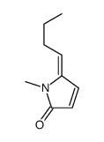 5-butylidene-1-methylpyrrol-2-one Structure
