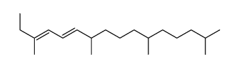 3,7,11,15-tetramethylhexadeca-3,5-diene Structure