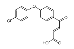 4-[4-(4-chlorophenoxy)phenyl]-4-oxobut-2-enoic acid结构式