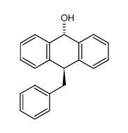 trans-10-benzyl-9,10-dihydroanthracen-9-ol结构式