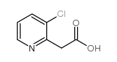 3-氯吡啶-2-乙酸结构式