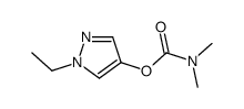 (1-ethylpyrazol-4-yl) N,N-dimethylcarbamate Structure