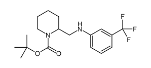 1-BOC-2-[(3-TRIFLUOROMETHYL-PHENYLAMINO)-METHYL]-PIPERIDINE structure