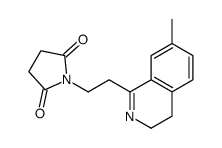 1-[2-(7-methyl-3,4-dihydroisoquinolin-1-yl)ethyl]pyrrolidine-2,5-dione Structure