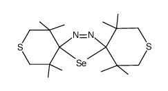 1,1,5,5,9,9,13,13-Octamethyl-7-selena-3,11-dithia-14,15-diazadispiro(5.1.5.2)pentadec-14-en结构式