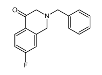 2-benzyl-7-fluoro-1,3-dihydroisoquinolin-4-one结构式