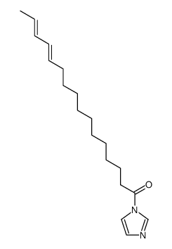 (12E,14E)-1-(imidazol-1-yl)hexadeca-12,14-dien-1-one Structure