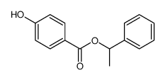 1-phenylethyl 4-hydroxybenzoate Structure