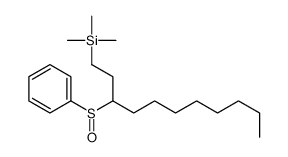 3-(benzenesulfinyl)undecyl-trimethylsilane结构式