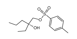 Toluene-4-sulfonic acid (R)-2-ethyl-2-hydroxy-pentyl ester结构式