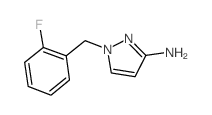 1-(2-FLUORO-BENZYL)-1H-PYRAZOL-3-YLAMINE结构式