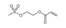 2-Propenoic acid, 2-[(methylsulfonyl)oxy]ethyl ester Structure