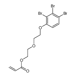 2-[2-(2,3,4-tribromophenoxy)ethoxy]ethyl prop-2-enoate结构式