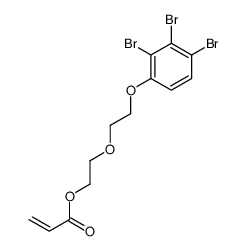 2-[2-(2,3,4-tribromophenoxy)ethoxy]ethyl prop-2-enoate Structure