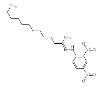 2,4-dinitro-N-(tridecan-2-ylideneamino)aniline structure