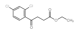 ETHYL 4-(2,4-DICHLOROPHENYL)-4-OXOBUTYRATE结构式