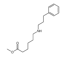 methyl 6-(3-phenylpropylamino)hexanoate结构式
