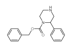 2-苯基哌嗪-1-羧酸苄醇结构式