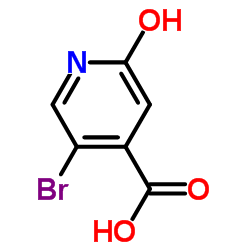 5-bromo-2-hydroxyisonicotinic acid structure