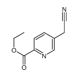 ethyl 5-(cyanomethyl)pyridine-2-carboxylate Structure