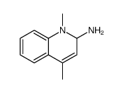 2-Quinolinamine, 1,2-dihydro-1,4-dimethyl Structure