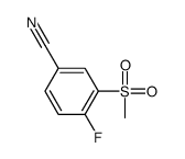 4-氟-3-(甲基磺酰基)苄腈图片