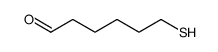 6-sulfanylhexanal Structure