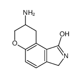 8-amino-3,7,8,9-tetrahydro-2H-pyrano[2,3-g]isoindol-1-one结构式