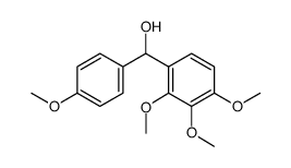 Benzenemethanol, 2,3,4-trimethoxy-α-(4-methoxyphenyl)结构式