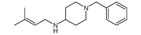 1-benzyl-N-(3-methylbut-2-enyl)piperidin-4-amine结构式