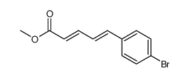 methyl (2E,4E)-5-(4-bromophenyl)penta-2,4-dienoate结构式