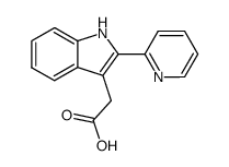 1H-Indole-3-aceticacid, 2-(2-pyridinyl)- picture