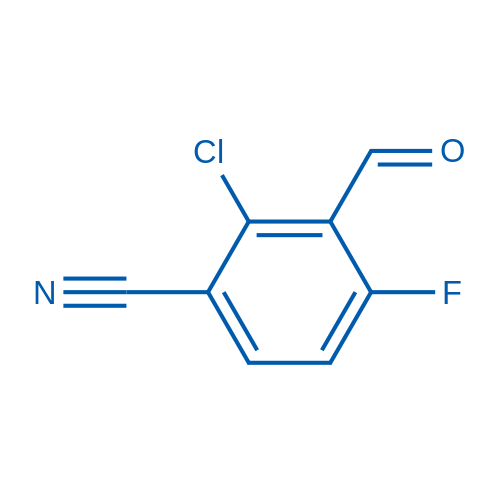 2-Chloro-4-fluoro-3-formylbenzonitrile picture