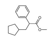 3-cyclopentyl-2-phenylpropionic acid methyl ester结构式