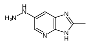 (2-methyl-1H-imidazo[4,5-b]pyridin-6-yl)hydrazine Structure