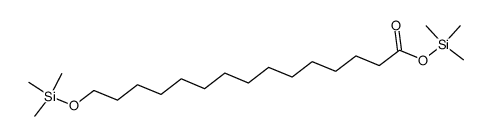 trimethylsilyl 15-(trimethylsiloxy)pentadecanoate结构式