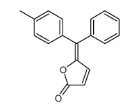 5-(4-methylphenyl)phenylmethylene-2(5H)-furanone结构式