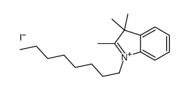 2,3,3-trimethyl-1-octylindol-1-ium,iodide Structure