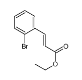 3-(2-溴苯基)丙烯酸乙酯结构式