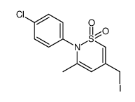 2-Iodmethyl-4-methyl-N-(4-chlor-phenyl)-buta-1,3-dien-1,4-sultam Structure