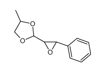 2-<1,2-Epoxy-2-phenyl-ethyl>-4-methyl-1,3-dioxolan结构式