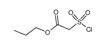chlorosulfonyl-acetic acid propyl ester Structure