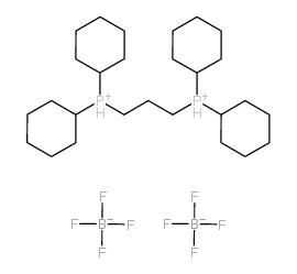 1,3-双(二环己基膦基)丙烷双(四氟硼酸盐)结构式
