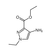 Ethyl 4-amino-1-ethyl-1H-pyrazole-3-carboxylate结构式
