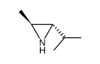 trans-2-Isopropyl-3-methylaziridin结构式